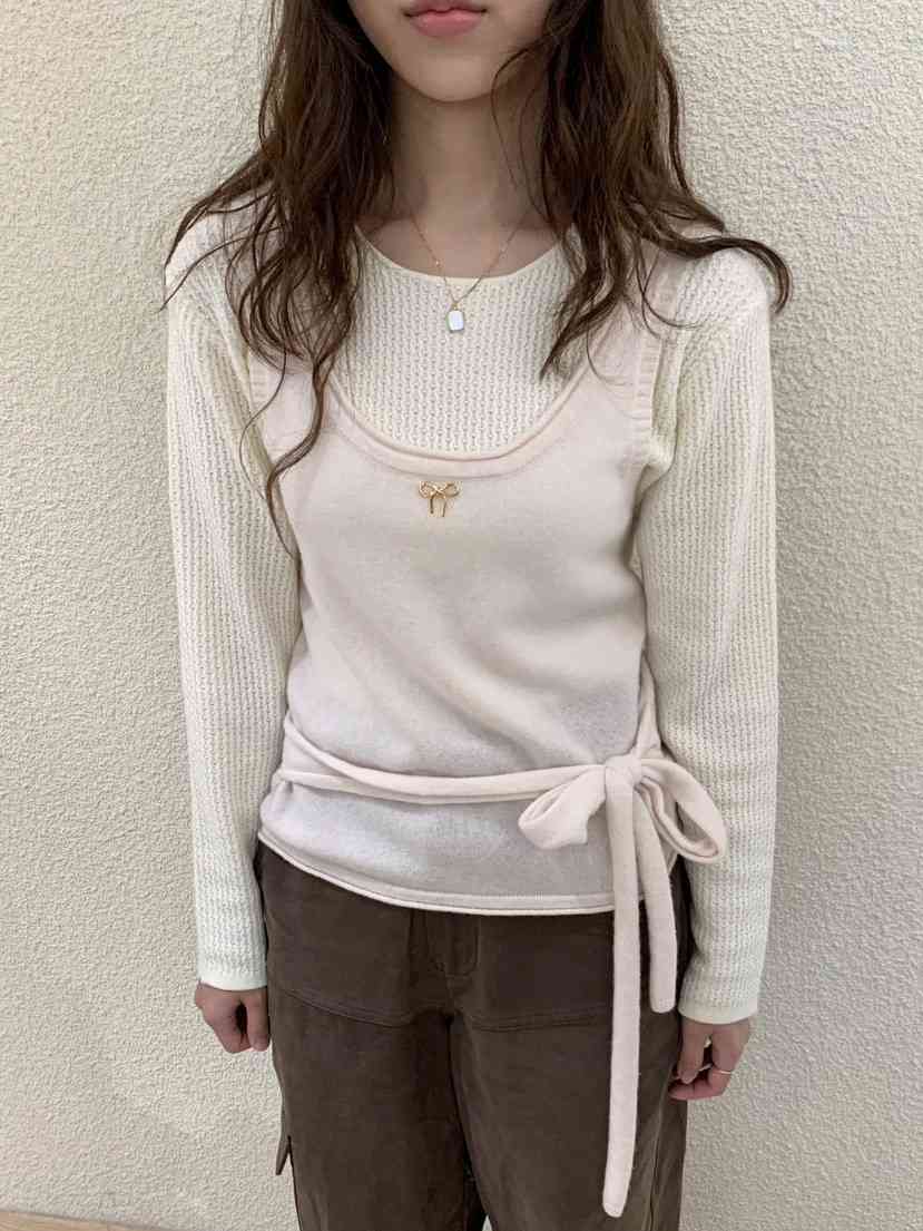 EMPTY東大門㊣實拍女裝新品休閑25秋冬真品套裝不含項鏈套裝EMPTY套裝