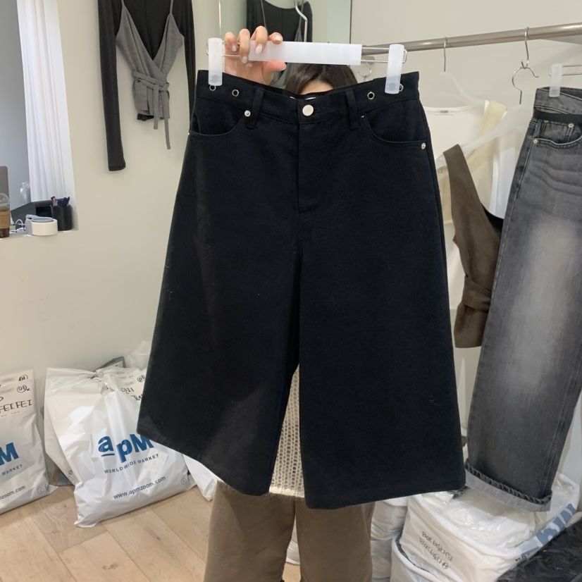 AUBE韓國直郵㊣女士新品職業時尚真品推薦休閑25秋冬短褲雙面絨AUBE短褲