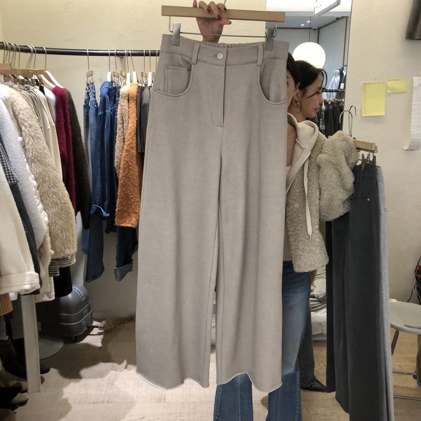 W AND J東大門㊣代購女裝新品真品熱賣25秋冬職業時尚休閑褲W AND J休閑褲