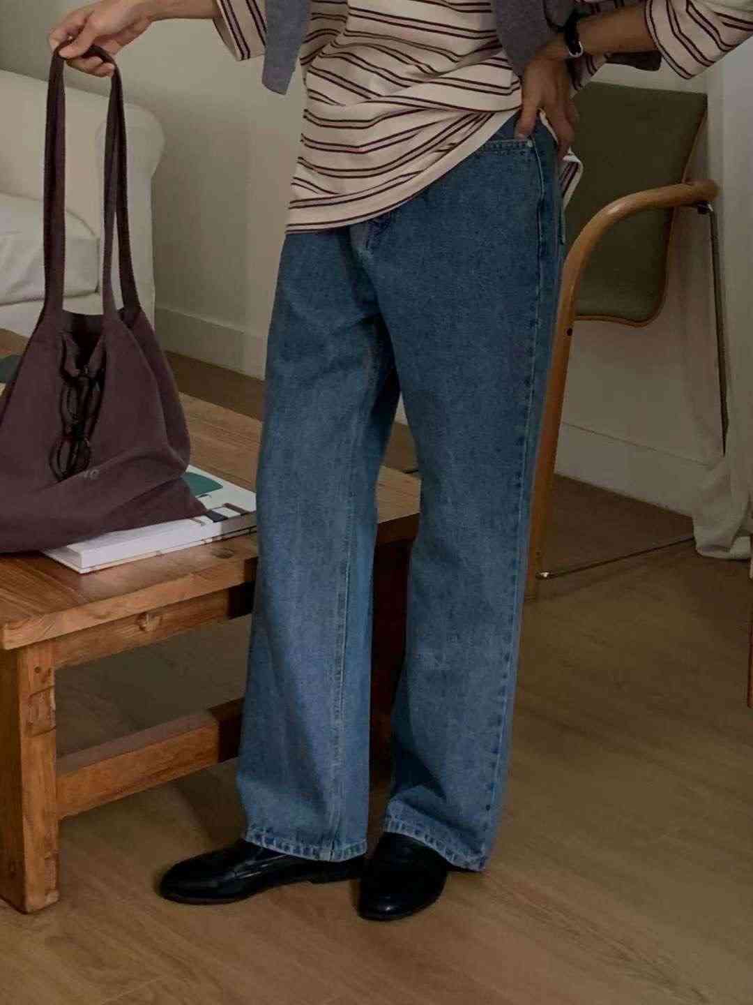 IVORY韓國直郵㊣女裝新款推薦休閑時尚人氣熱賣職業25秋冬牛仔褲IVORY牛仔褲