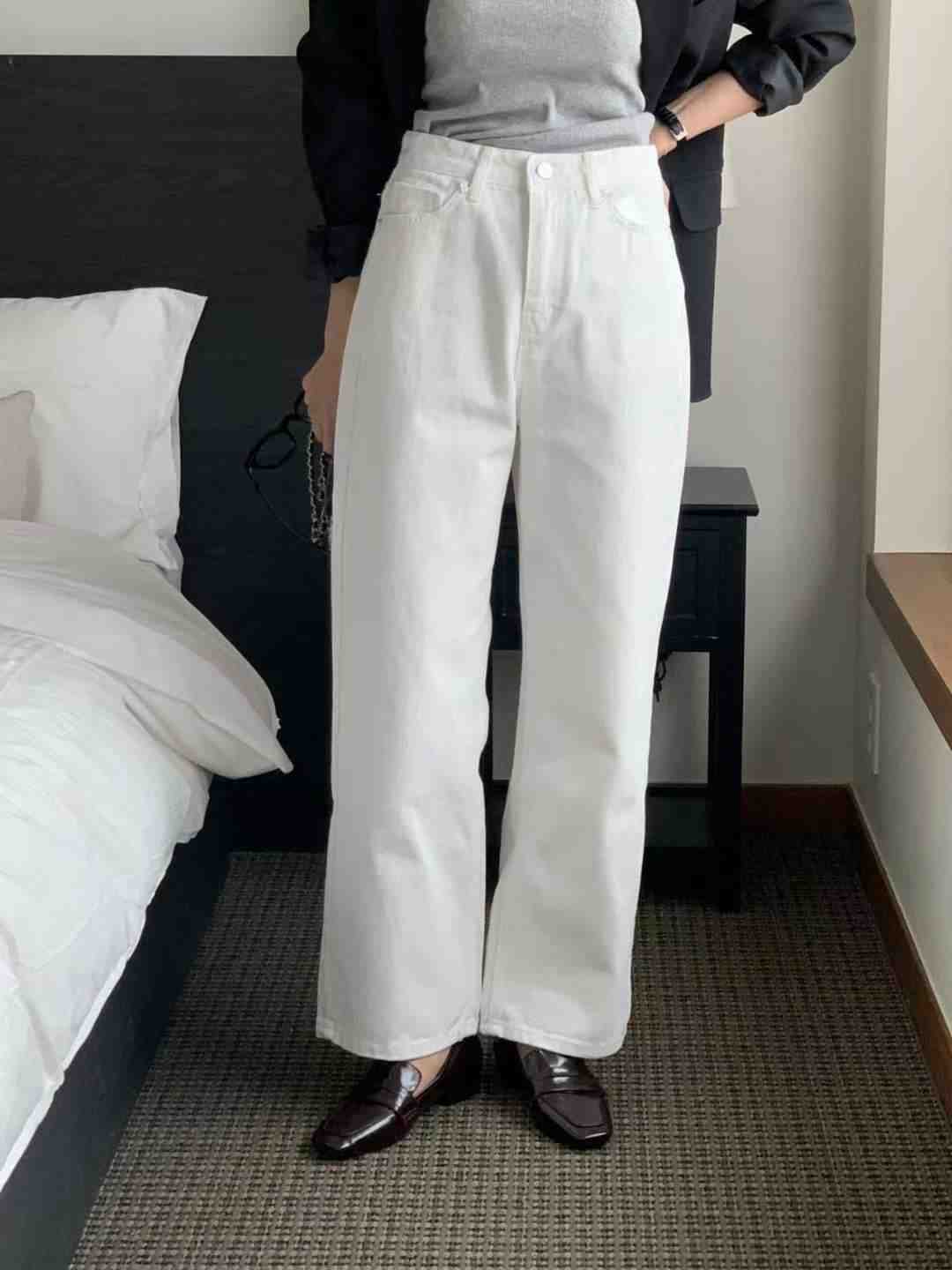 IVORY韓國代購㊣女士新品推薦職業時尚休閑熱賣人氣25秋冬牛仔褲IVORY牛仔褲