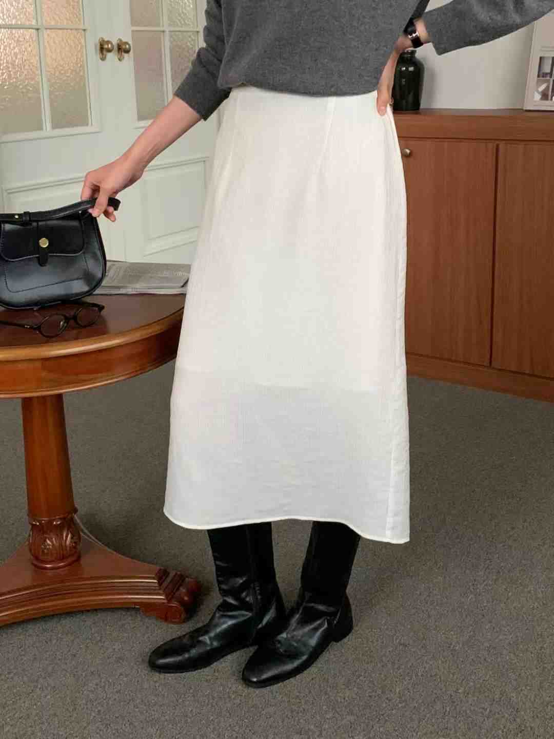 IVORY韓國直郵㊣女裝新款25秋冬推薦職業休閑人氣熱賣真品長裙IVORY長裙