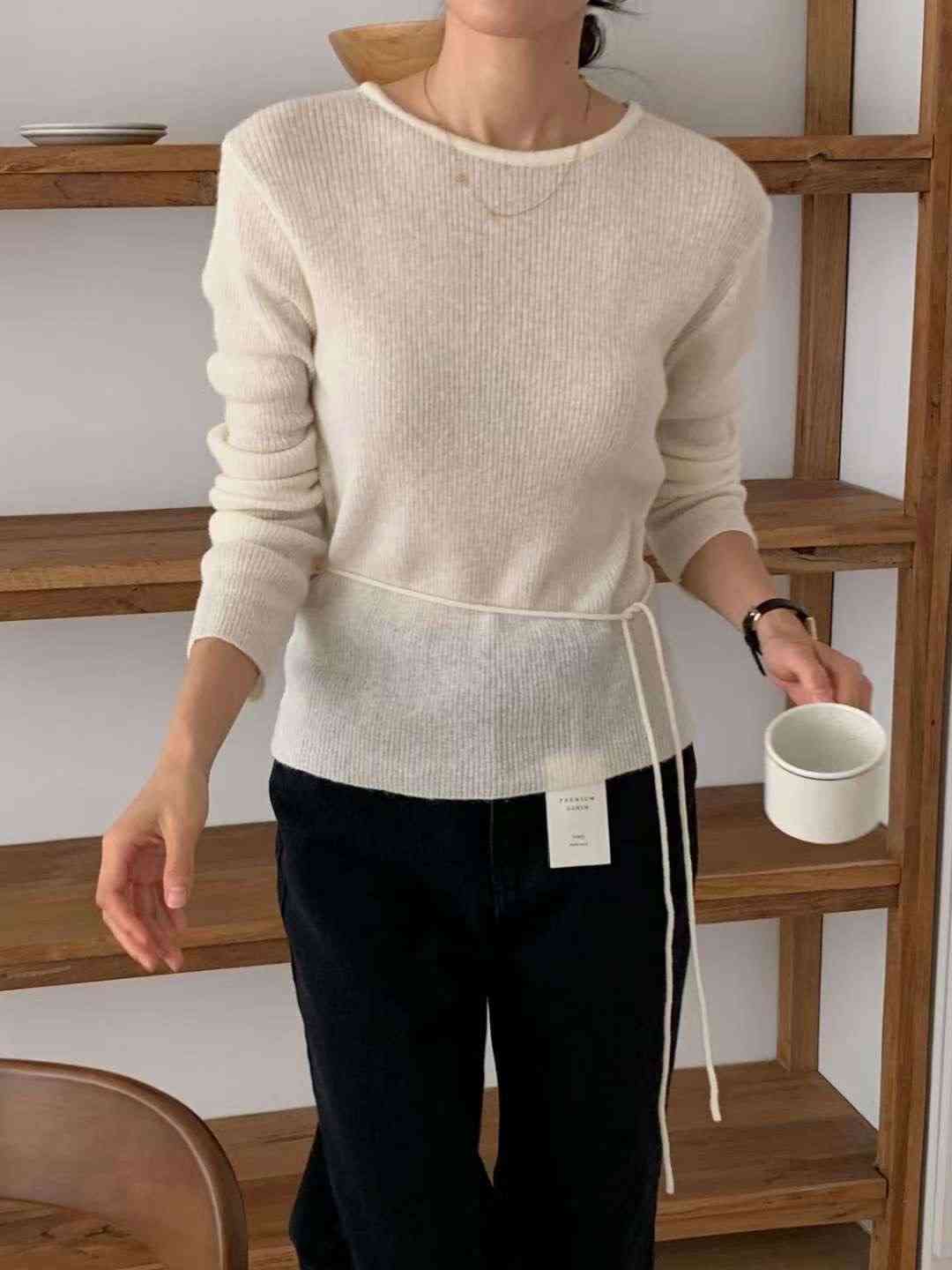 IVORY東大門㊣代購女士新款推薦休閑25秋冬時尚熱賣職業針織衫IVORY針織衫