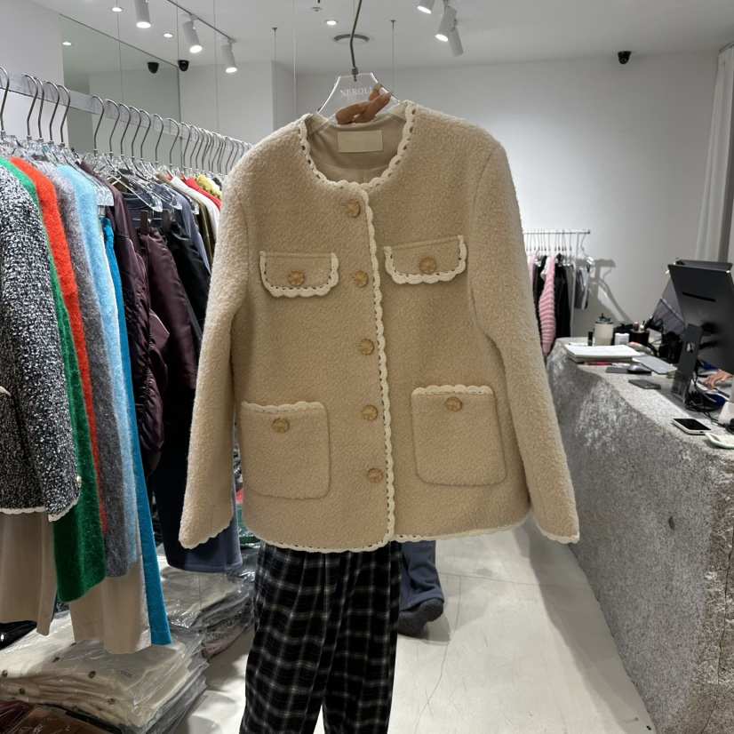 NEROLI 36東大門㊣實拍女裝新品時尚休閑25秋冬真品夾克復古NEROLI 36夾克