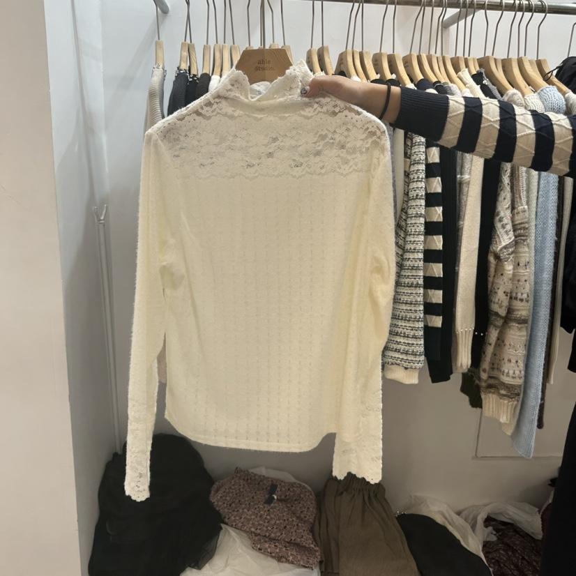 ABLESTUDIO東大門㊣代購女士新品推薦25秋冬熱賣職業長袖T恤ABLESTUDIO長袖T恤