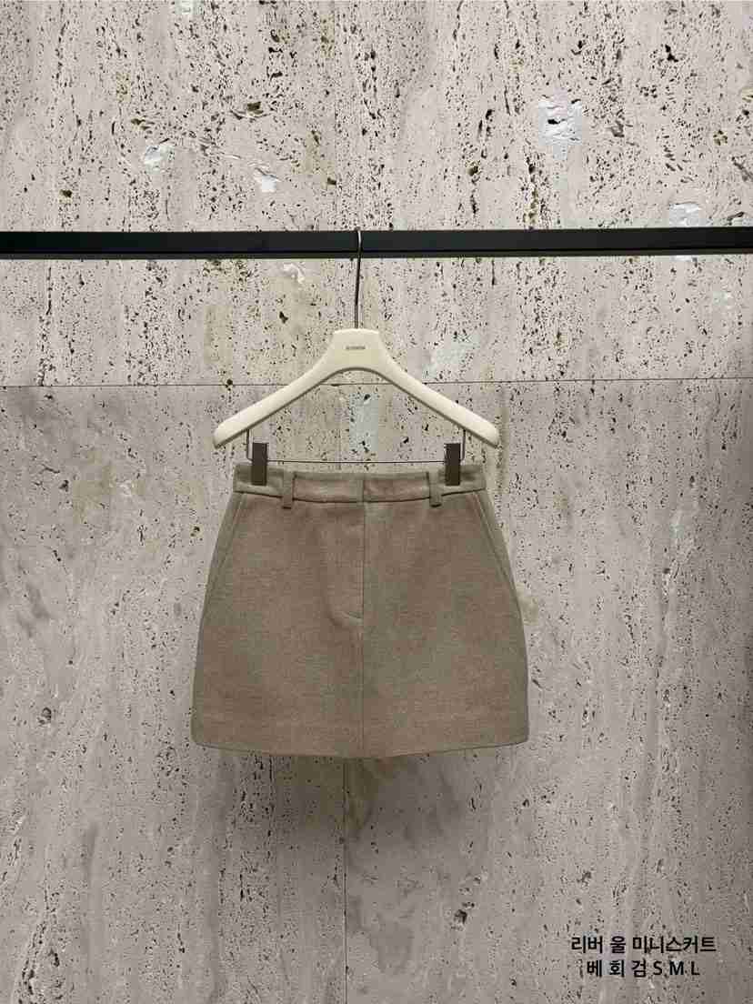 BLOSSOM東大門㊣代購女士新款職業時尚熱賣真品休閑短裙羊毛BLOSSOM短裙