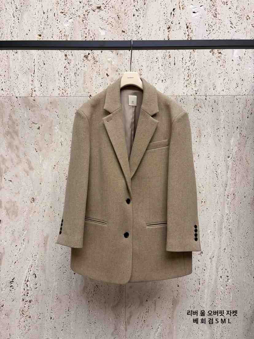 BLOSSOM東大門㊣代購女裝新品時尚休閑職業熱賣人氣夾克羊毛BLOSSOM夾克