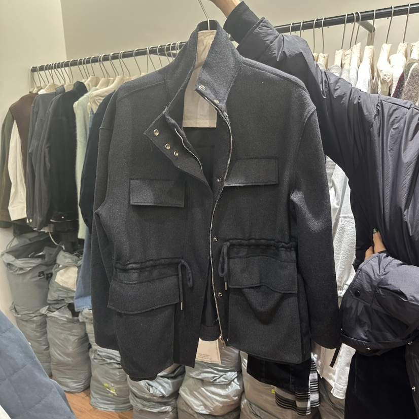 JADEMARKET韓國直郵㊣女士新品職業25秋冬真品熱賣短款大衣JADE MARKET短款大衣