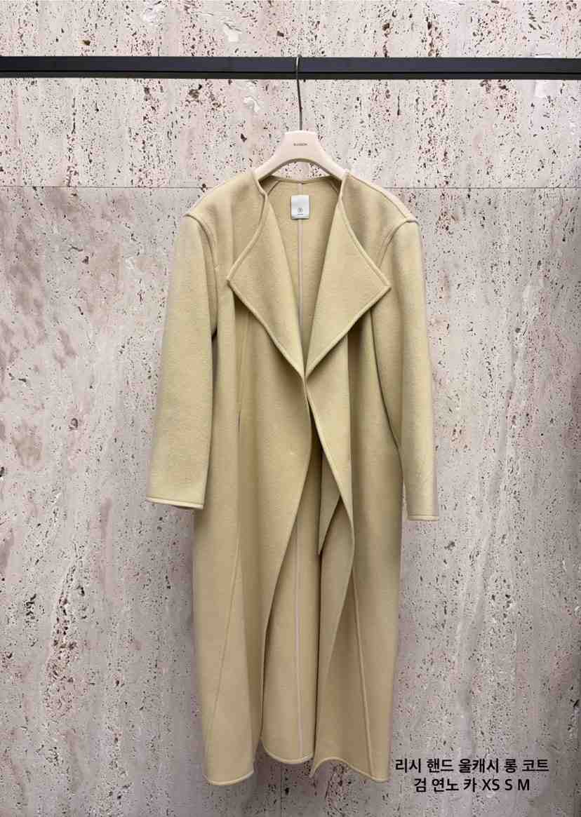 BLOSSOM東大門㊣實拍女裝新款真品人氣休閑中長款大衣手工羊毛BLOSSOM中長款大衣