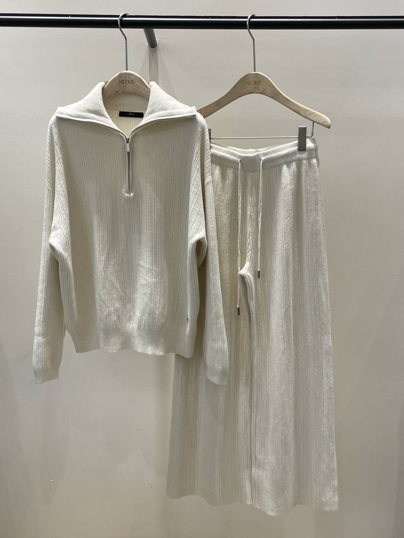 NEOUL韓國直郵㊣女士新款推薦時尚25秋冬熱賣職業休閑套裝拉鏈NEOUL/ahin雙領標簽套裝