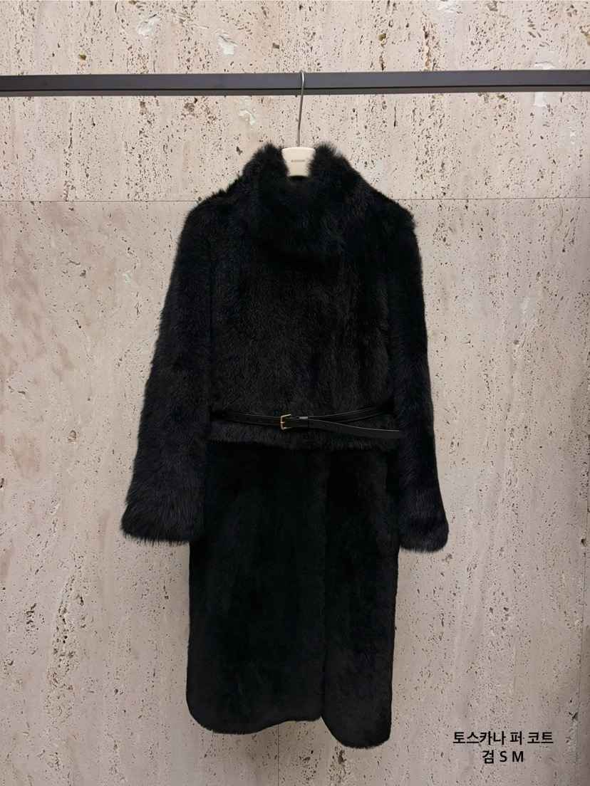 BLOSSOM東大門㊣代購女士新款時尚人氣中長款大衣皮草拉鏈短款BLOSSOM中長款大衣