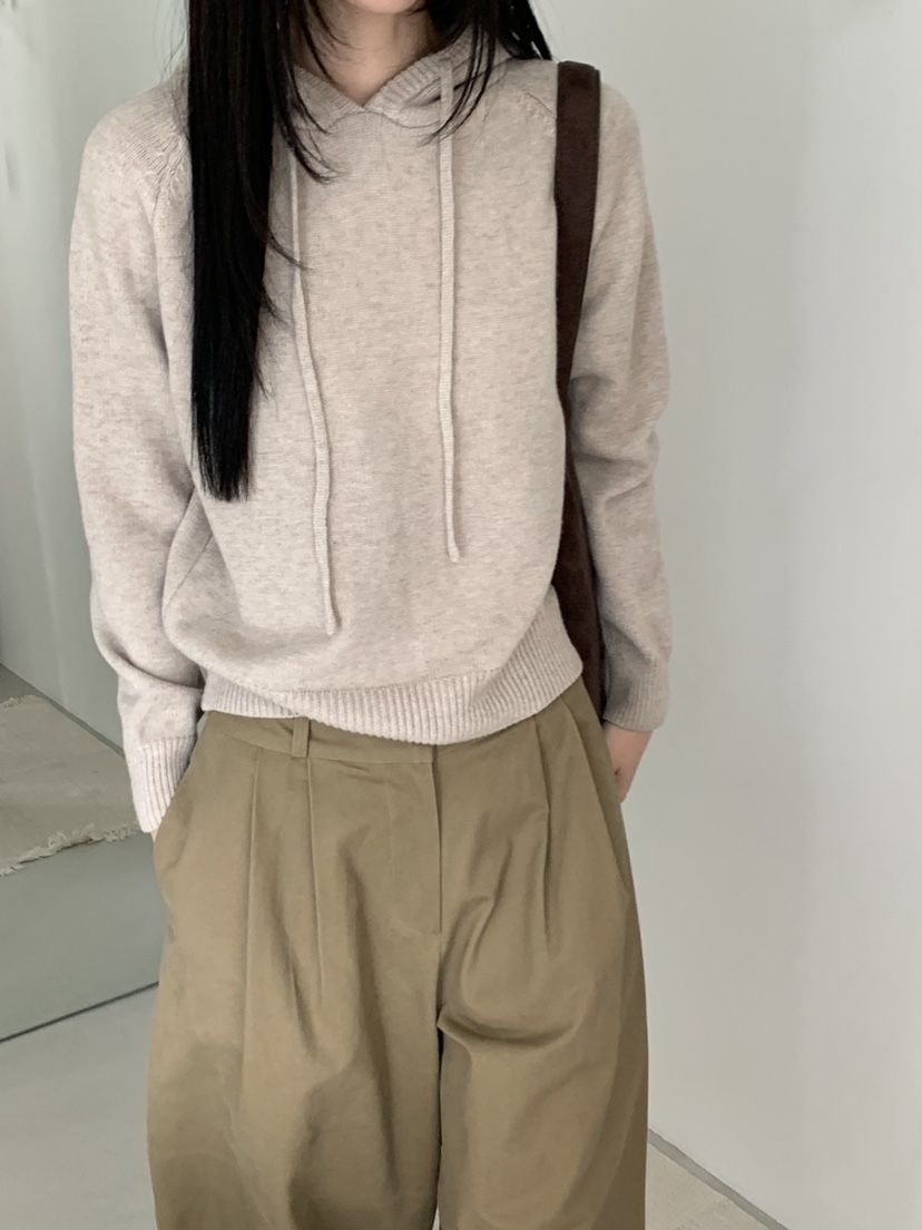 RIVER RAIN東大門㊣代購女裝新品人氣熱賣職業針織衫連帽衫RIVER RAIN針織衫