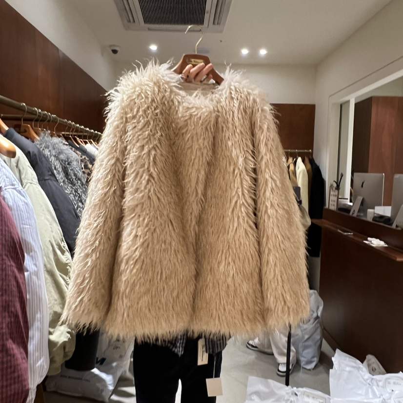 HEBON韓國直郵㊣女裝新品真品推薦25秋冬熱賣休閑人氣短款大衣HEBON短款大衣