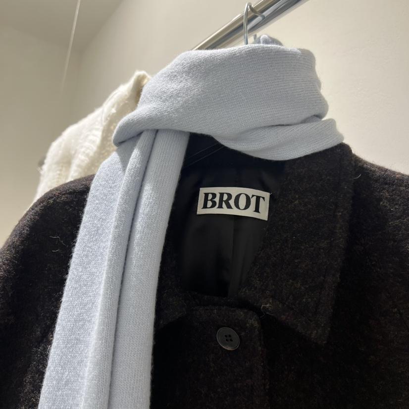 BROT韓國代購㊣女士新品25秋冬人氣時尚休閑真品熱賣圍巾披肩BROT圍巾/披肩