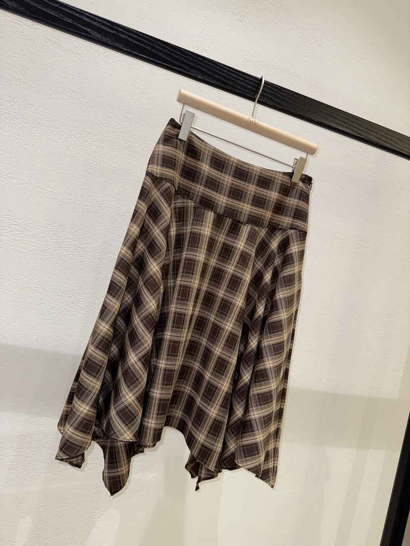 NDE韓國代購㊣女裝新品真品25秋冬人氣時尚熱賣半身裙中短裙NDE半身裙/中短裙