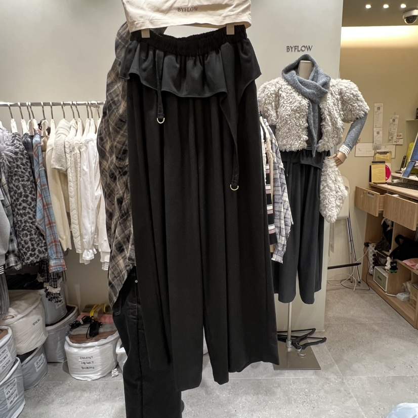 BY FLOW東大門㊣代購女士新款熱賣推薦休閑時尚人氣休閑褲BY FLOW休閑褲