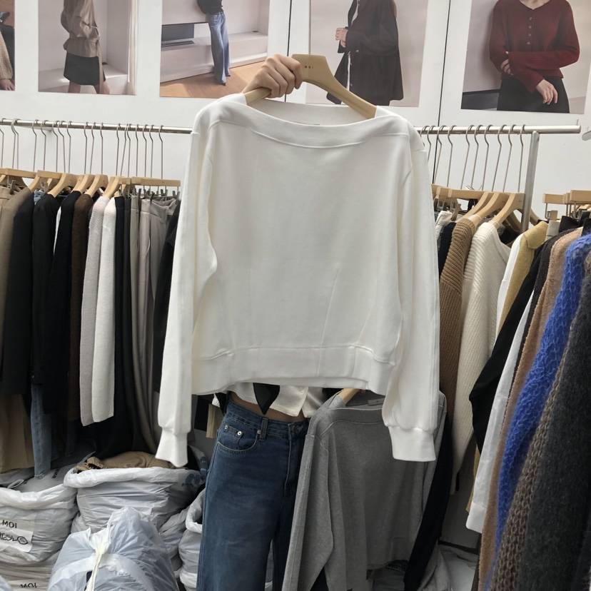 MOI-A韓國直郵㊣女裝新款真品人氣推薦職業時尚熱賣休閑衛衣MOI-A衛衣