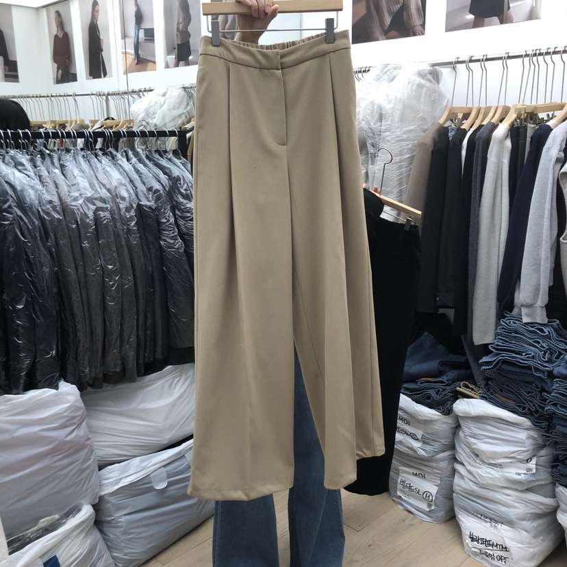 MOI-A東大門㊣代購女士新品推薦時尚休閑人氣休閑褲加絨絎縫MOI-A休閑褲