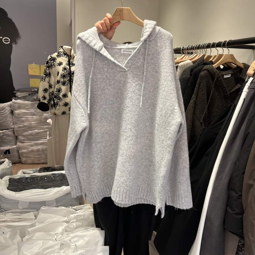 ORMORE韓國代購㊣女裝新品推薦真品休閑熱賣25秋冬時尚針織衫ORMORE針織衫