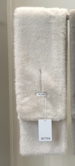 BETTER東大門㊣直郵女士新款時尚25秋冬職業圍巾披肩毛皮圍巾BETTER圍巾/披肩