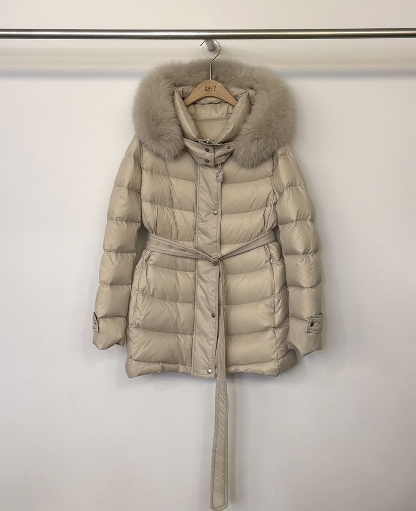 TWENTY FOUR SEVEN24-7東大門㊣直郵女士新品職業短款羽絨服含腰帶鴨絨TEWNTY FOUR SEVEN24-7短款羽絨服