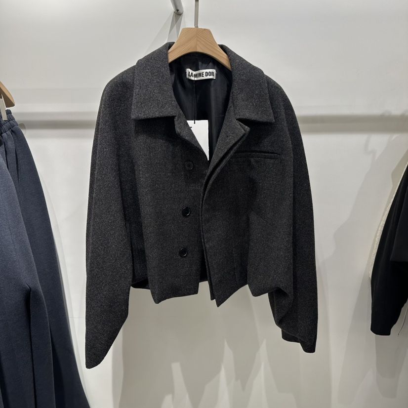 LAMINEDOR韓國代購㊣女士新品熱賣時尚真品人氣25秋冬職業夾克LA MINE DOR夾克