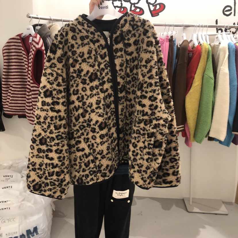 VENTI東大門㊣實拍女士新品25秋冬真品人氣夾克羊毛抓絨拉鏈VENTI夾克