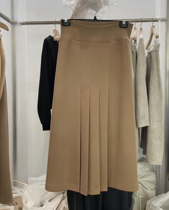 PRIVIE東大門㊣代購女裝新款25秋冬推薦半身裙中短裙百褶褶裙PRIVIE半身裙/中短裙