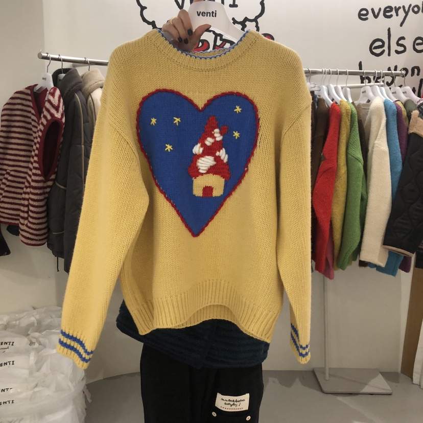 VENTI韓國直郵㊣女裝新品25秋冬時尚推薦職業休閑毛衣羊毛衫VENTI毛衣