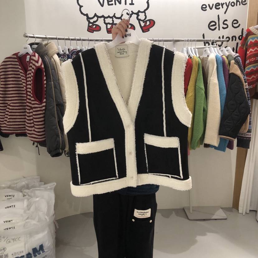 VENTI東大門㊣實拍女士新款真品休閑25秋冬職業熱賣推薦馬甲VENTI馬甲