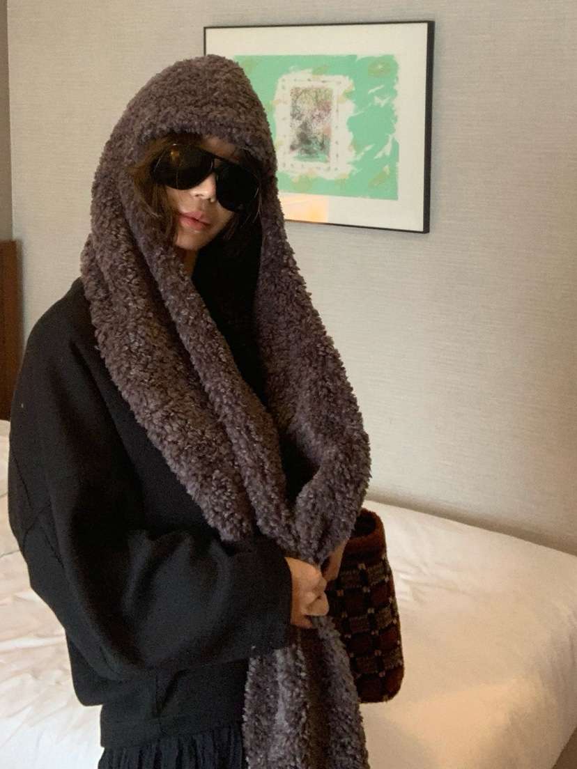 PARIS MATCH韓國直郵㊣女士新款時尚熱賣25秋冬真品圍巾披肩PARIS MATCH圍巾/披肩