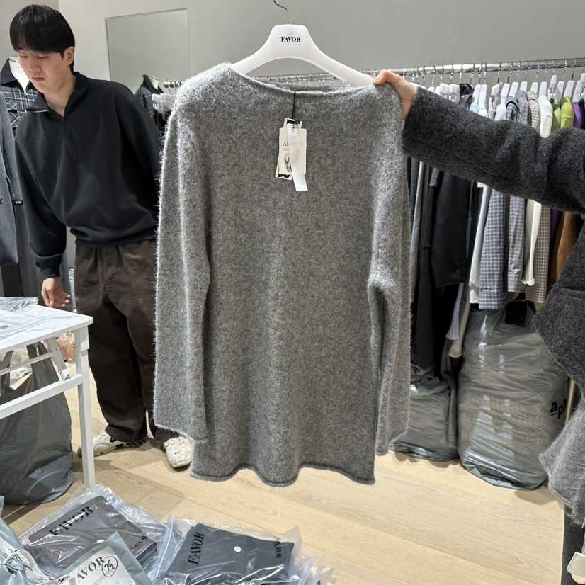 FAVOR-P東大門㊣直郵女裝新款推薦人氣毛衣不含屁簾羊駝豹紋FAVOR-P毛衣