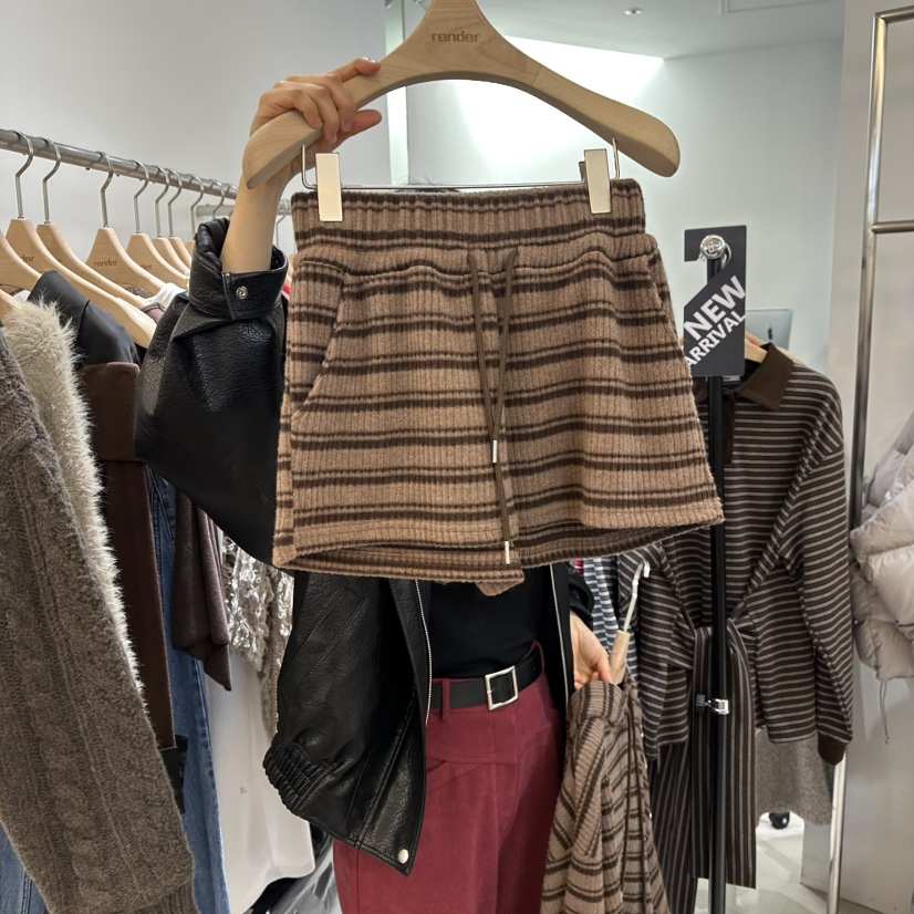 RENDER東大門㊣實拍女裝新品真品時尚25秋冬人氣休閑推薦短褲RENDER短褲