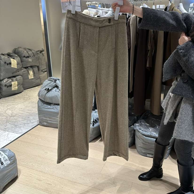 FAVOR-P韓國代購㊣女裝新款職業25秋冬推薦時尚真品休閑褲FAVOR-P休閑褲