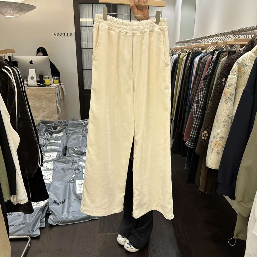 VIBELLE韓國直郵㊣女裝新款時尚真品熱賣職業休閑25秋冬休閑褲VIBELLE休閑褲