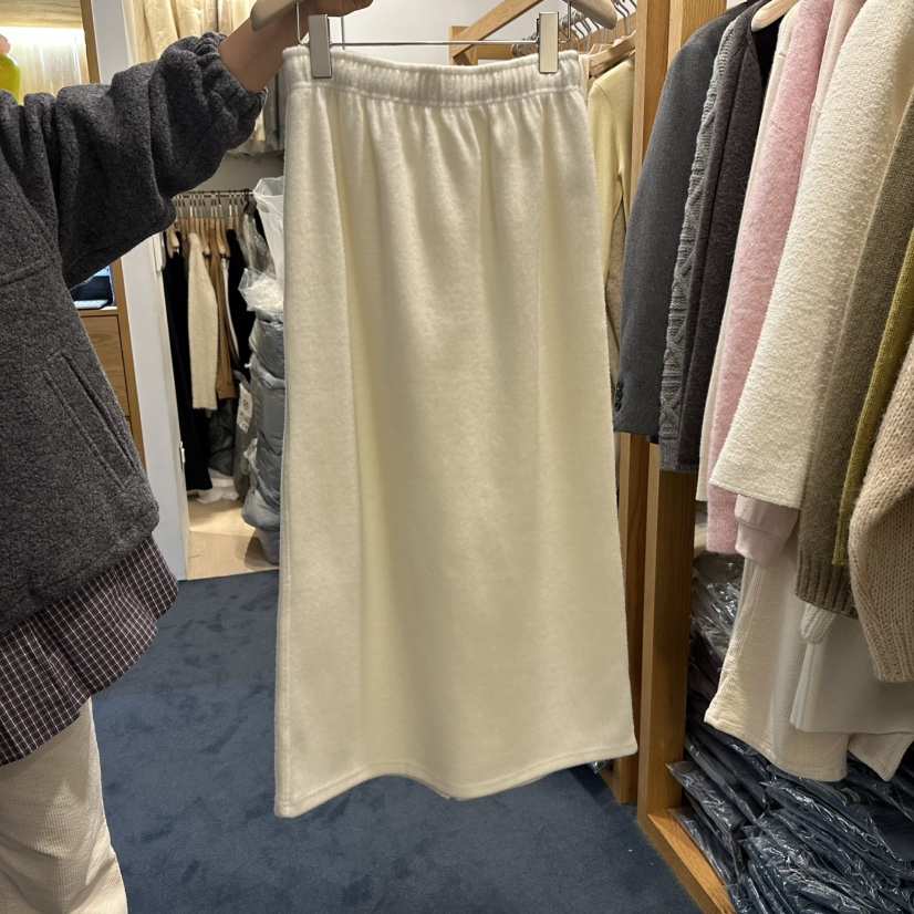 ROUNDER韓國代購㊣女士新款熱賣25秋冬人氣推薦職業長裙羊毛ROUNDER長裙