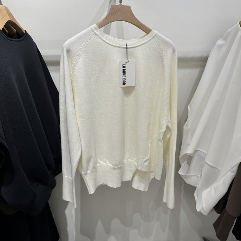 LAMINEDOR東大門㊣代購女裝新款人氣推薦時尚真品長袖T恤雙領LA MINE DOR長袖T恤