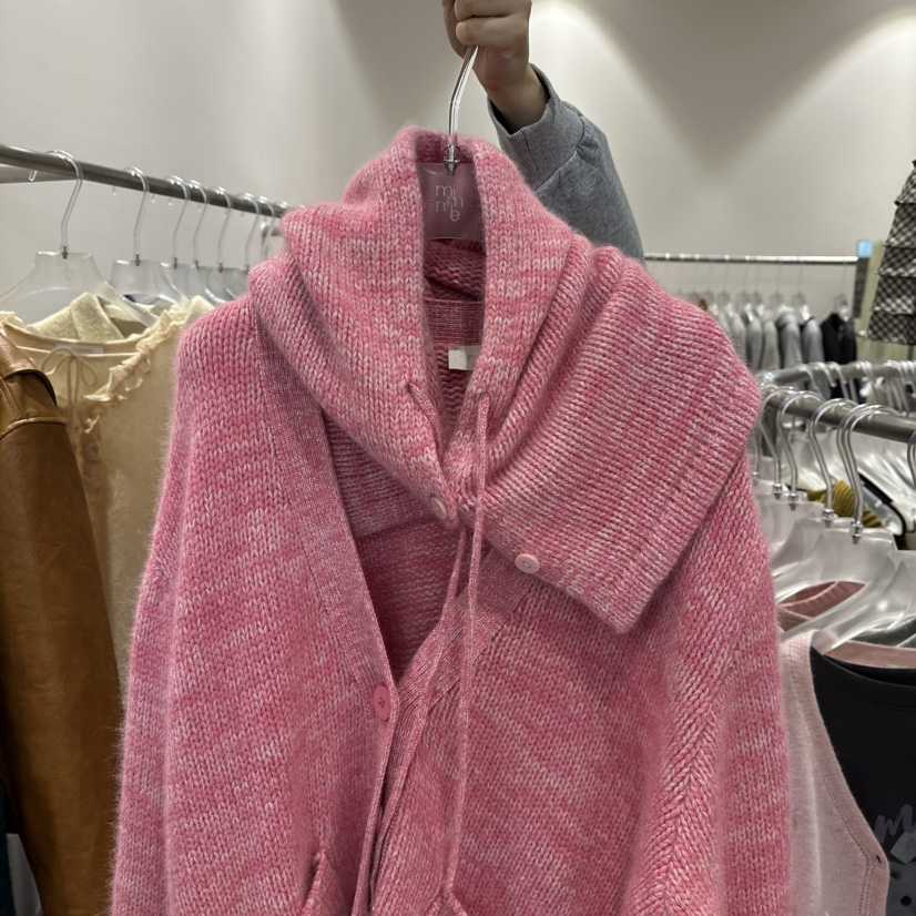 MIMME東大門㊣直郵女裝新款休閑職業圍巾披肩羊毛羊絨披肩紐扣MIMME圍巾/披肩