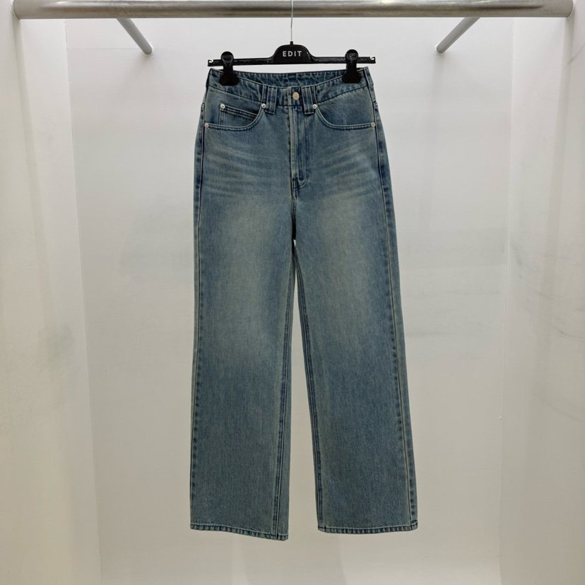 EDIT東大門㊣直郵女裝新品25秋冬推薦職業真品休閑時尚牛仔褲EDIT牛仔褲