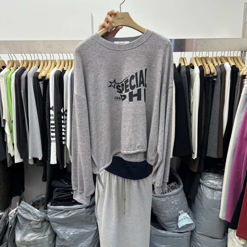 SPECIAL韓國直郵㊣女士新品休閑25秋冬人氣熱賣職業長袖T恤SPECIAL長袖T恤