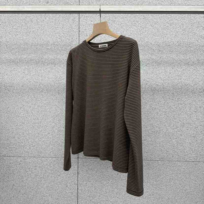 AT THE BAGEL東大門㊣實拍女士新品職業25秋冬人氣長袖T恤AT THE BAGEL長袖T恤