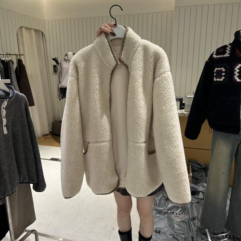 GRADE韓國代購㊣女裝新品25秋冬真品人氣時尚推薦休閑熱賣夾克GRADE夾克