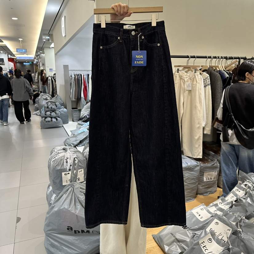 GILLI韓國代購㊣女裝新品推薦熱賣休閑職業人氣25秋冬牛仔褲加絨GILLI牛仔褲