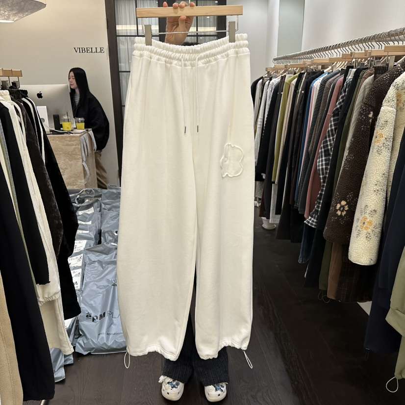 VIBELLE韓國直郵㊣女裝新款真品人氣推薦熱賣25秋冬休閑褲加絨VIBELLE休閑褲