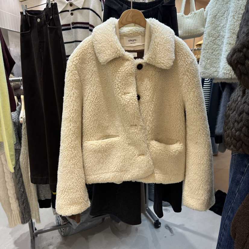 ALEGRE東大門㊣實拍女裝新品時尚人氣25秋冬職業推薦真品夾克ALEGRE夾克