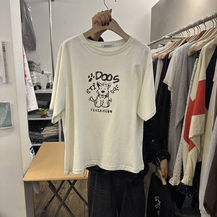 MOSAIC東大門㊣代購女士新品推薦人氣25秋冬熱賣時尚休閑T恤MOSAICT恤