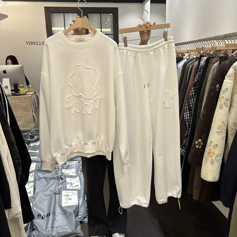 VIBELLE東大門㊣直郵女裝新品人氣熱賣真品時尚職業套裝加絨VIBELLE套裝