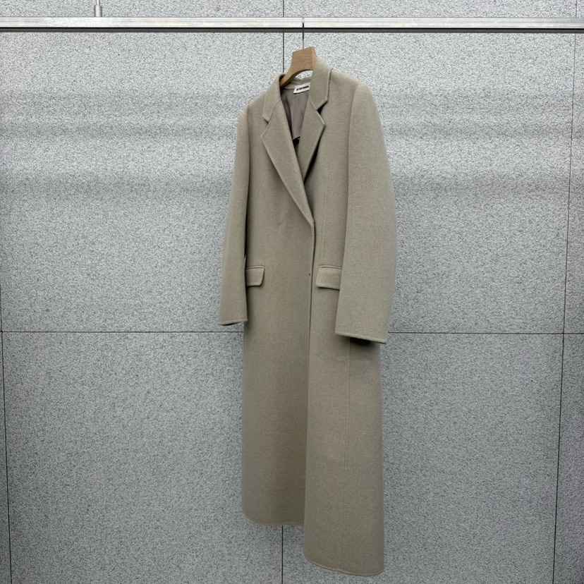AT THE BAGEL東大門㊣實拍女裝新品人氣推薦職業中長款大衣AT THE BAGEL中長款大衣
