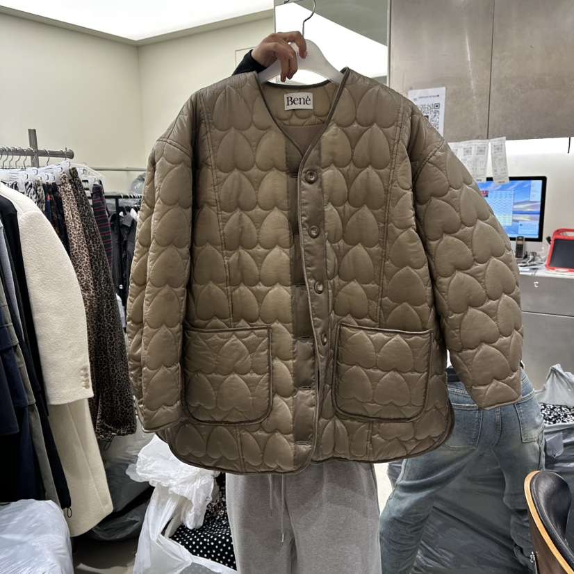 BENE東大門㊣直郵女裝新品人氣時尚熱賣25秋冬推薦短款棉服BENE短款棉服