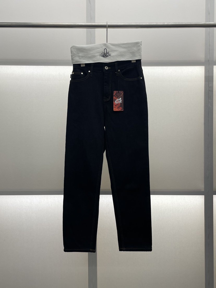 MILUI東大門㊣代購女士新品休閑人氣職業真品25秋冬時尚牛仔褲MILUI牛仔褲